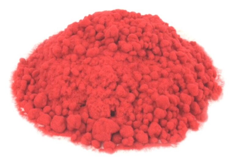 1mm Red Flock Flocking Fibres